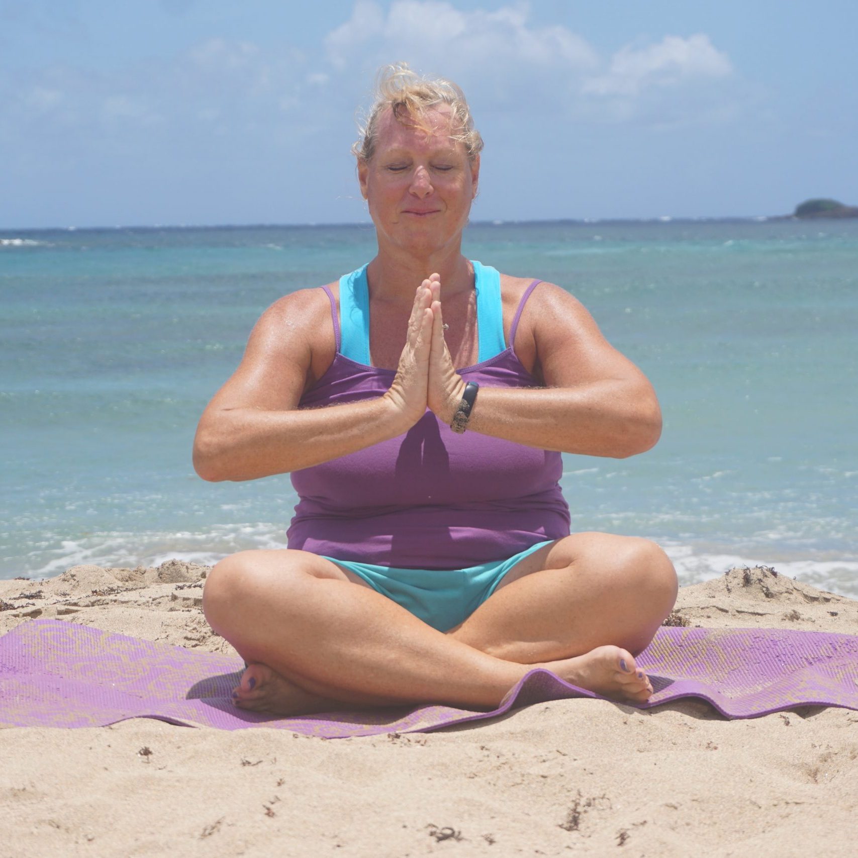 Cheryl - Meditation - Levera Beach-min